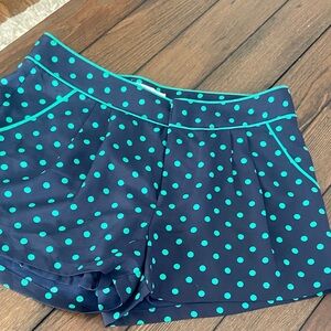 Forever 21 Teal Polka Dot Shorts size-L